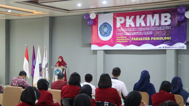 Pengenalan Kehidupan Kampus bagi Mahasiswa Baru (PKKMB) Fak. Psikologi UMB 2022