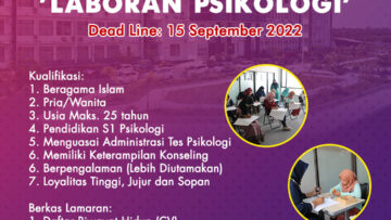 Rekrutmen Laboran Fakultas Psikologi Univ. Muhammadiyah Banjarmasin
